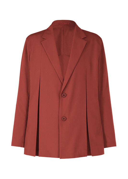 A product shot of the IM MEN WINGS jacket in dark red (25).