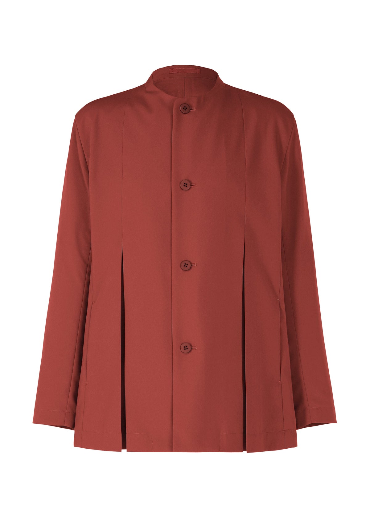 A product shot of the IM MEN WINGS jacket in dark red (25).