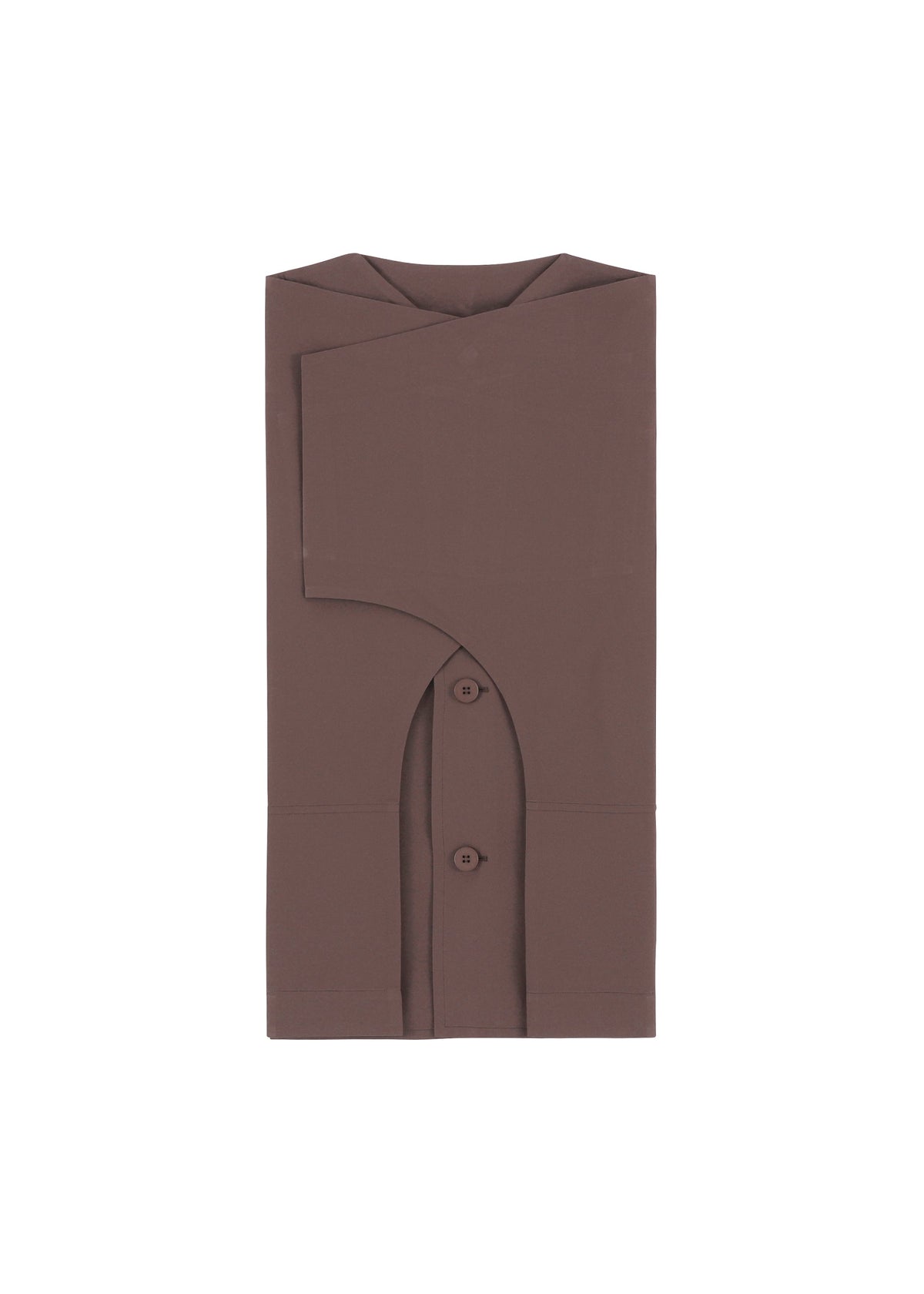 A detail shot of the IM MEN FLAT clothing.