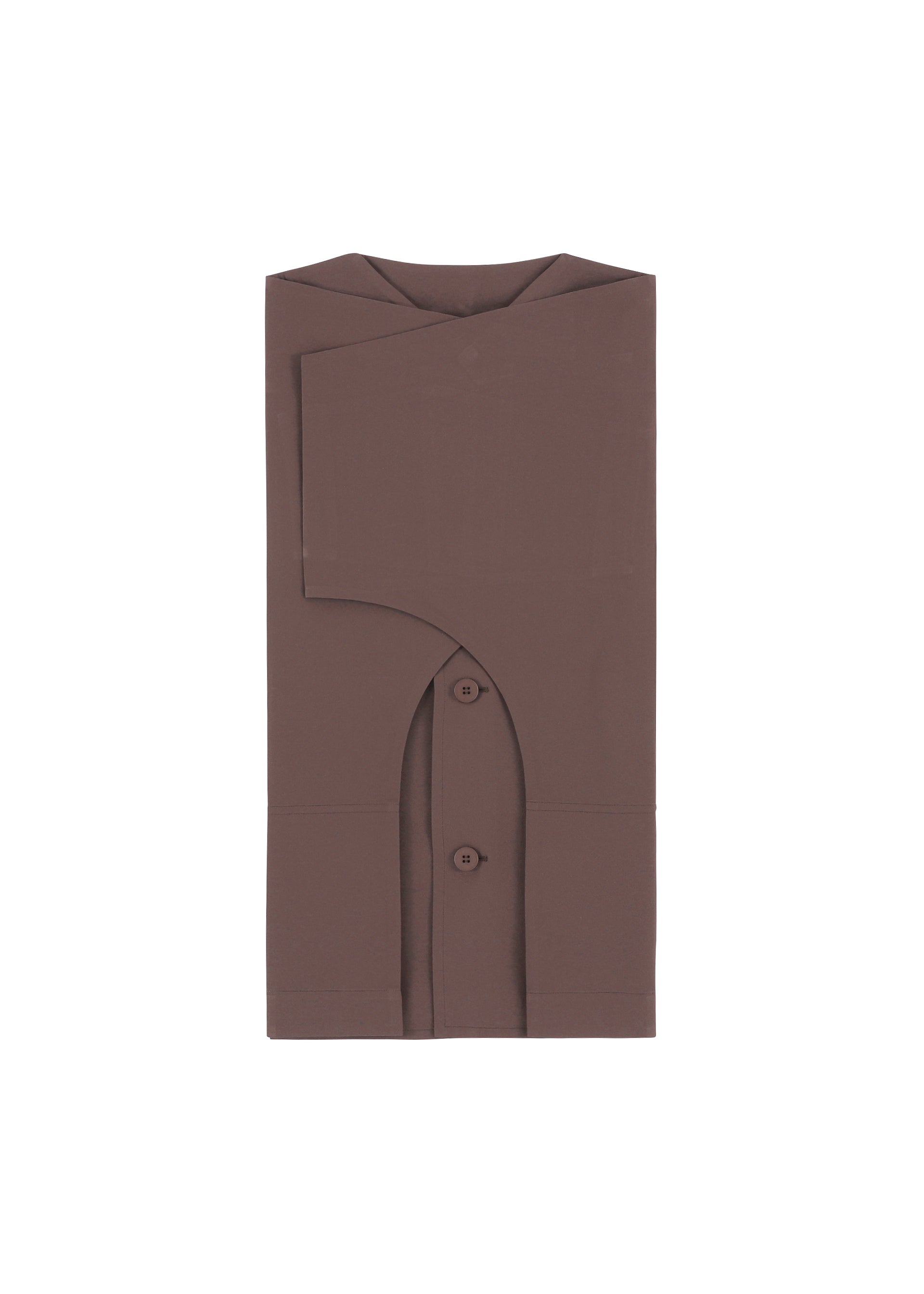 A detail shot of the IM MEN FLAT clothing.