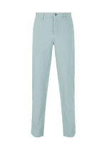 A product shot of the IM MEN SHRINK DYE trousers in light blue (70).