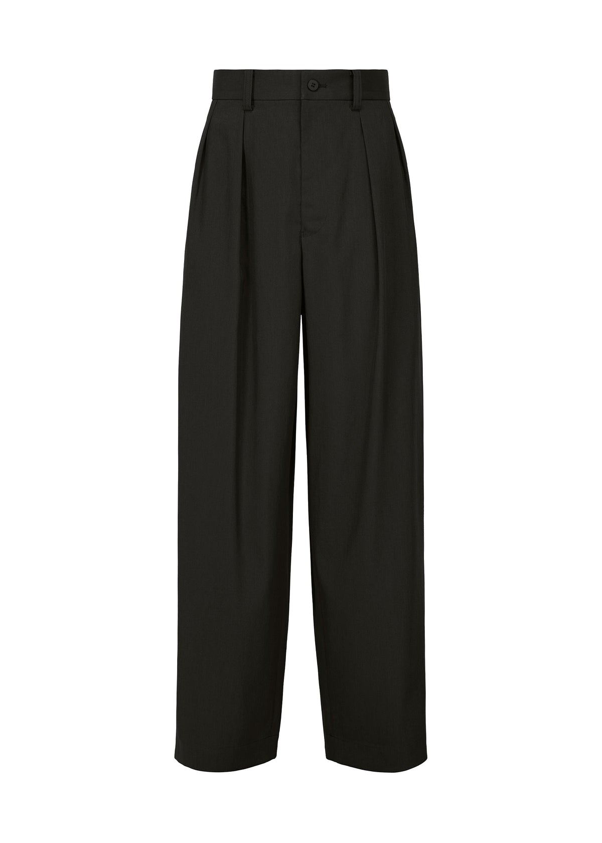 A product shot of the IM MEN AIR trousers in black.