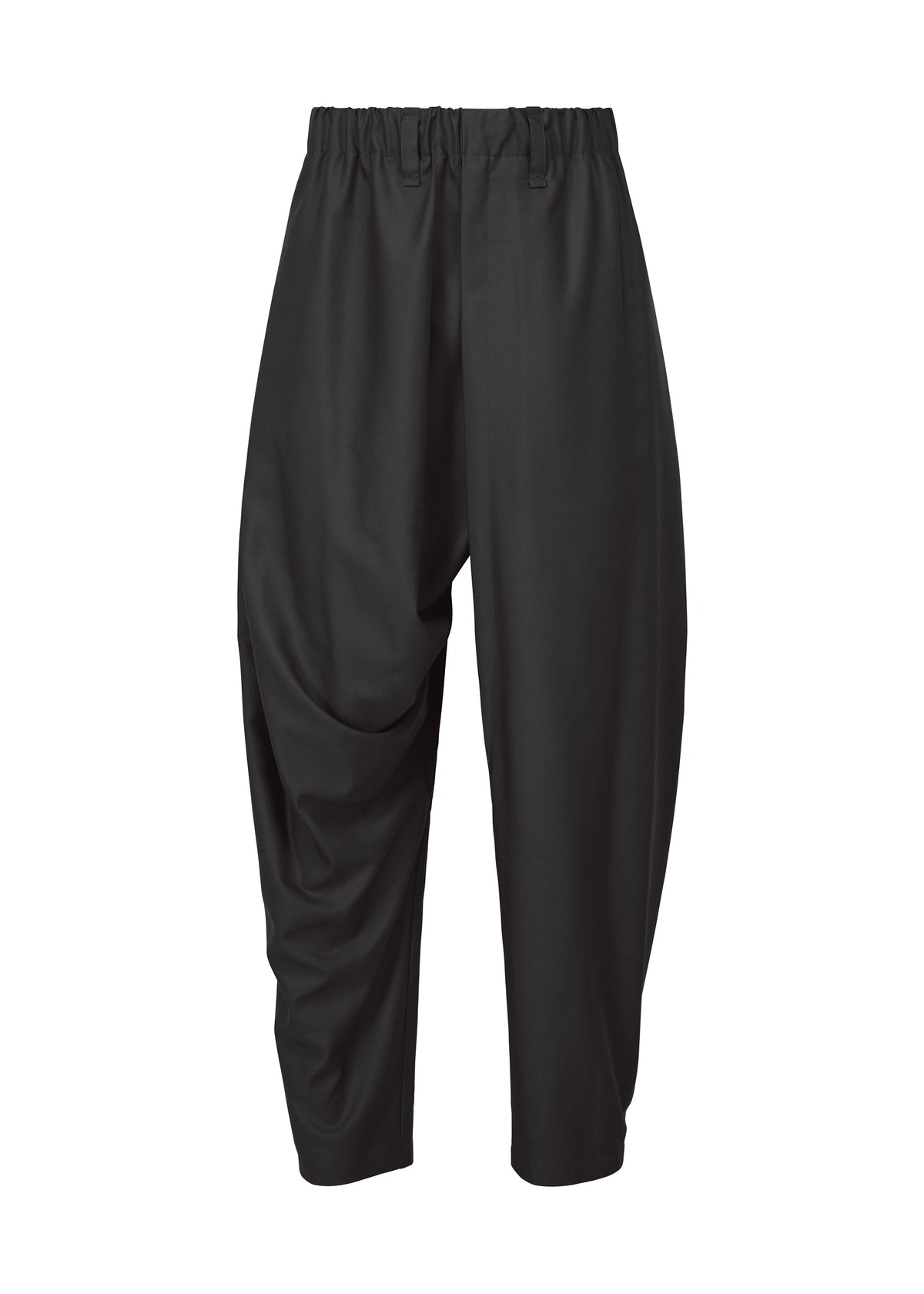 A product shot of the IM MEN SWING trousers in black.