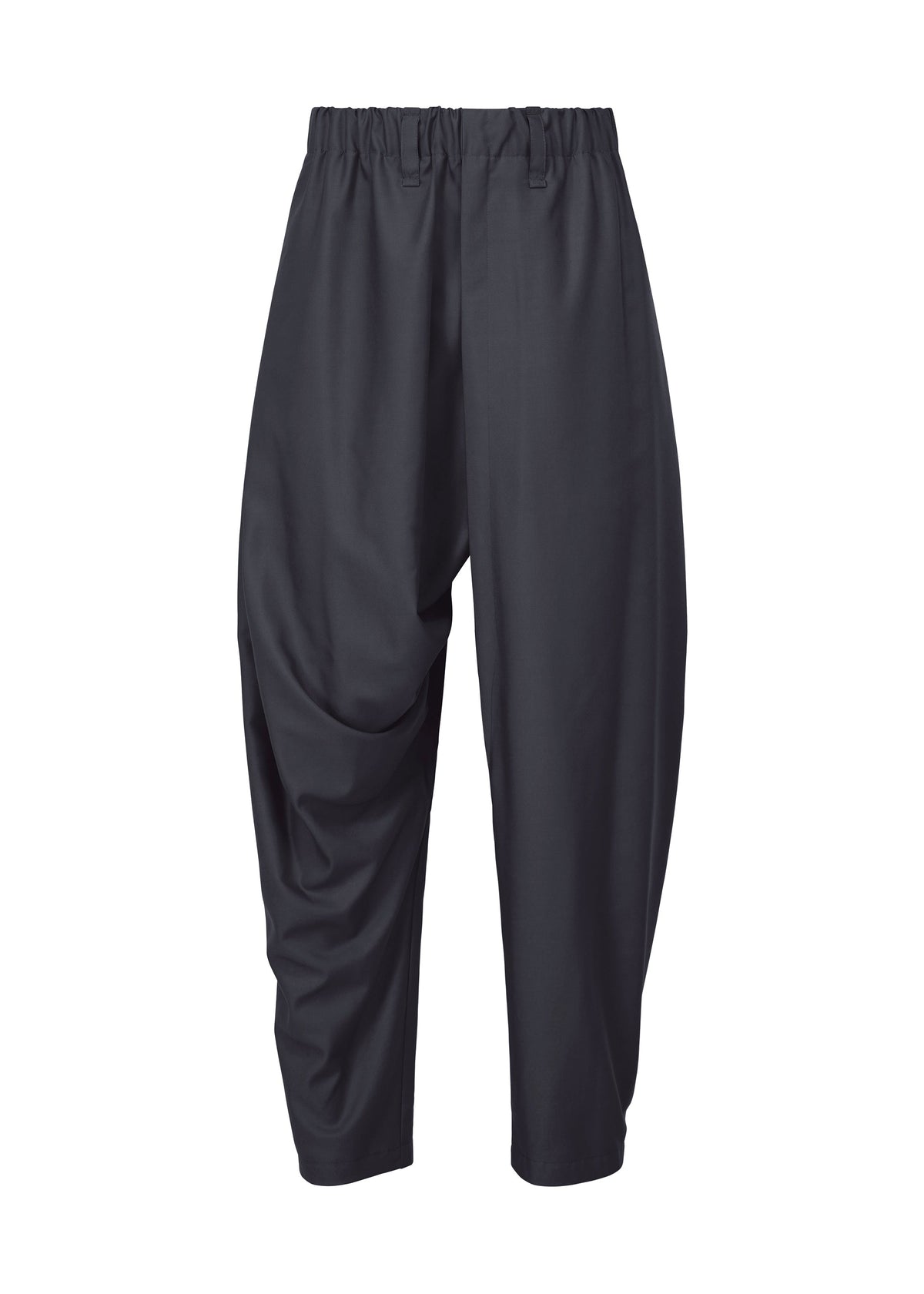 A product shot of the IM MEN SWING trousers in navy.