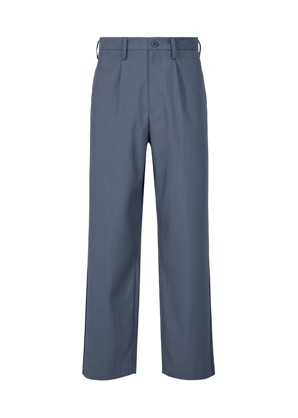 A product shot of the IM MEN AIR PLEATS trousers in navy (75).