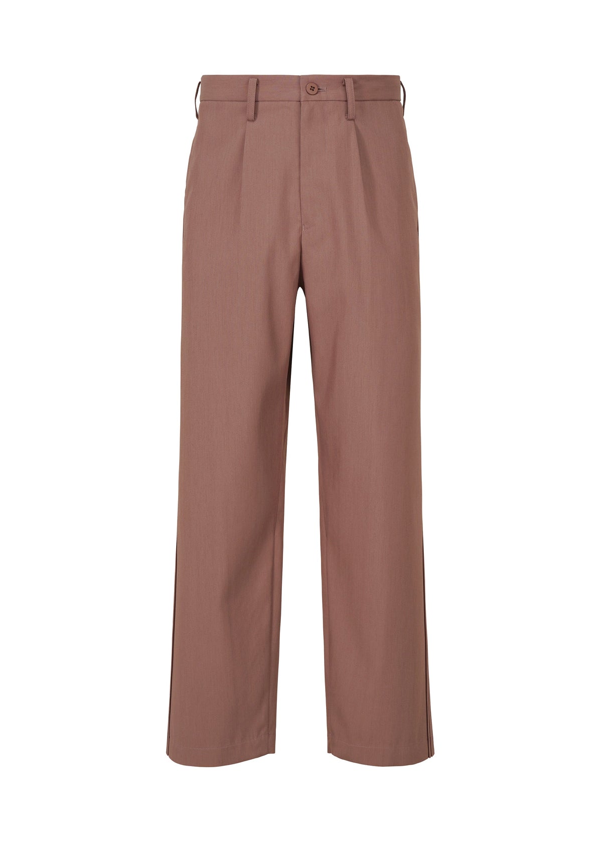 A product shot of the IM MEN AIR PLEATS trousers in purple (81).