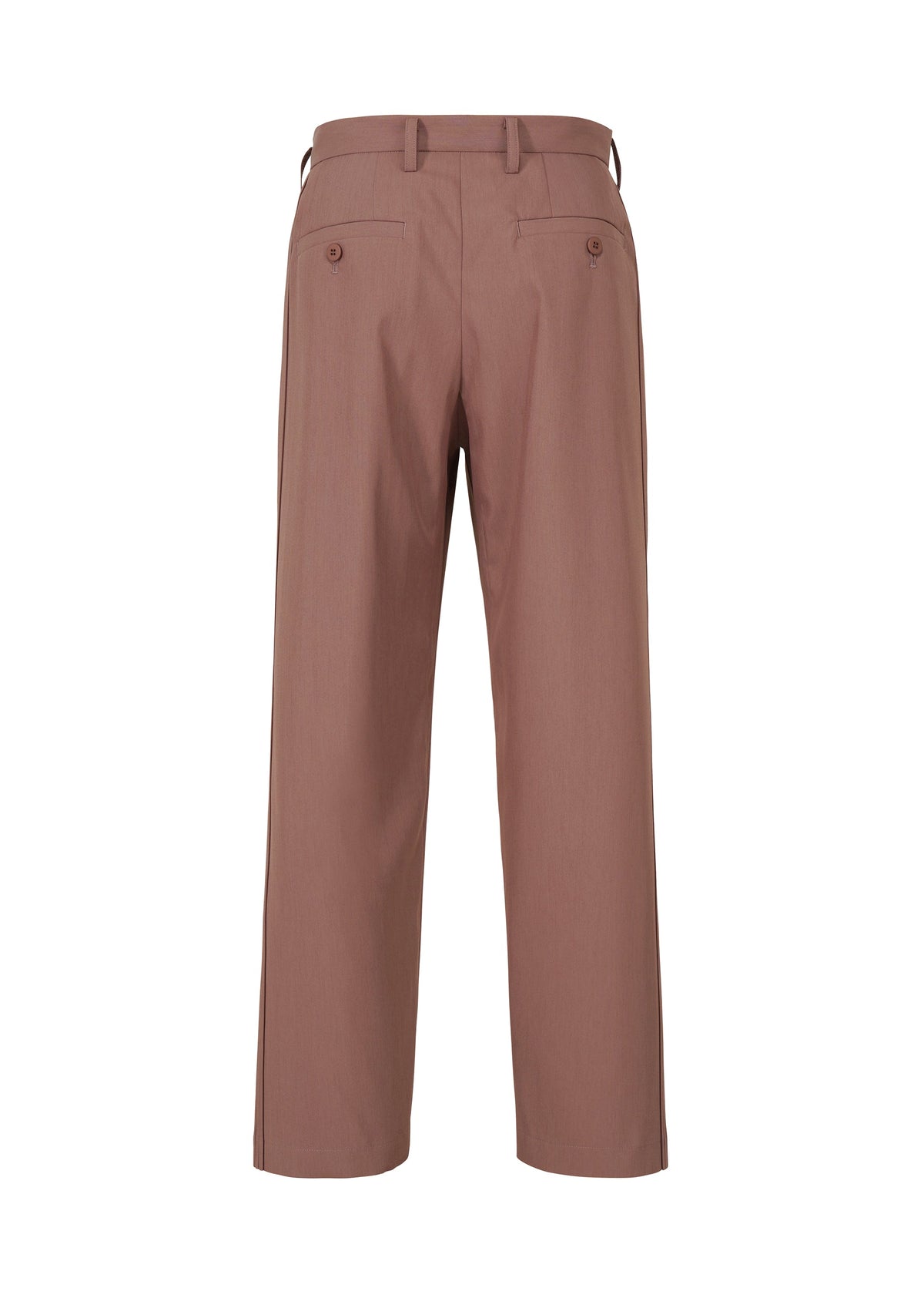 A detail shot of the IM MEN AIR PLEATS trousers.