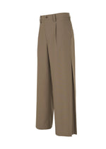A detail shot of the IM MEN WINGS trousers.