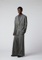 WOOL LIKE TWEED Trousers Grey