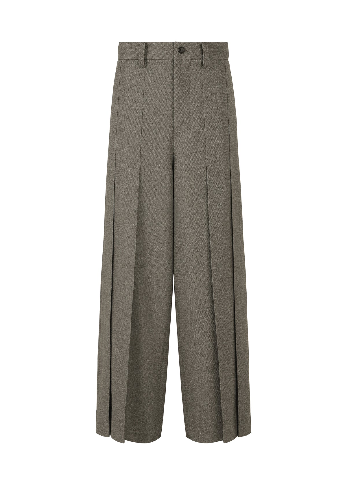 WOOL LIKE TWEED Trousers Grey