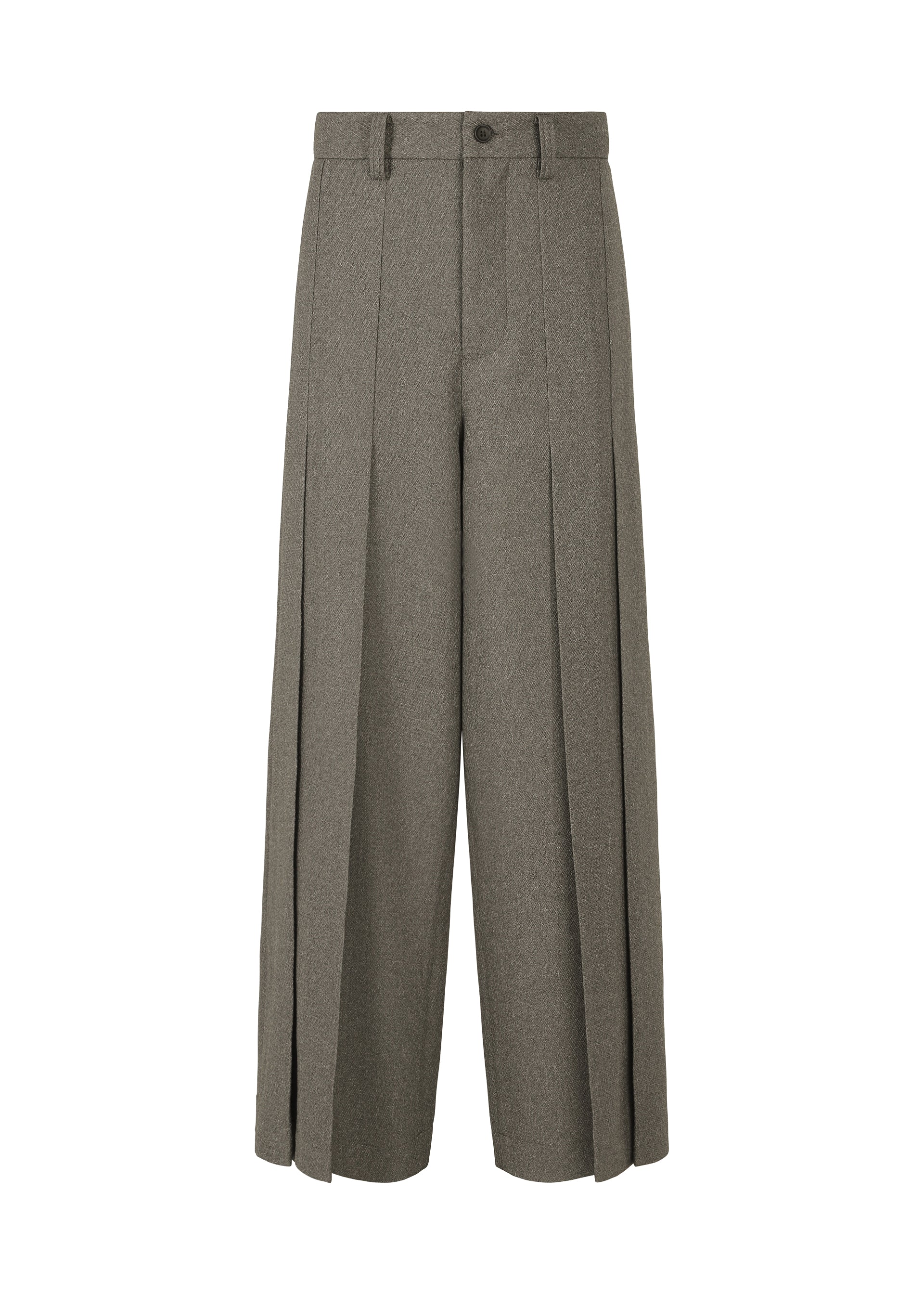 WOOL LIKE TWEED Trousers Grey