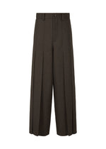 WOOL LIKE TWEED Trousers Dark Brown