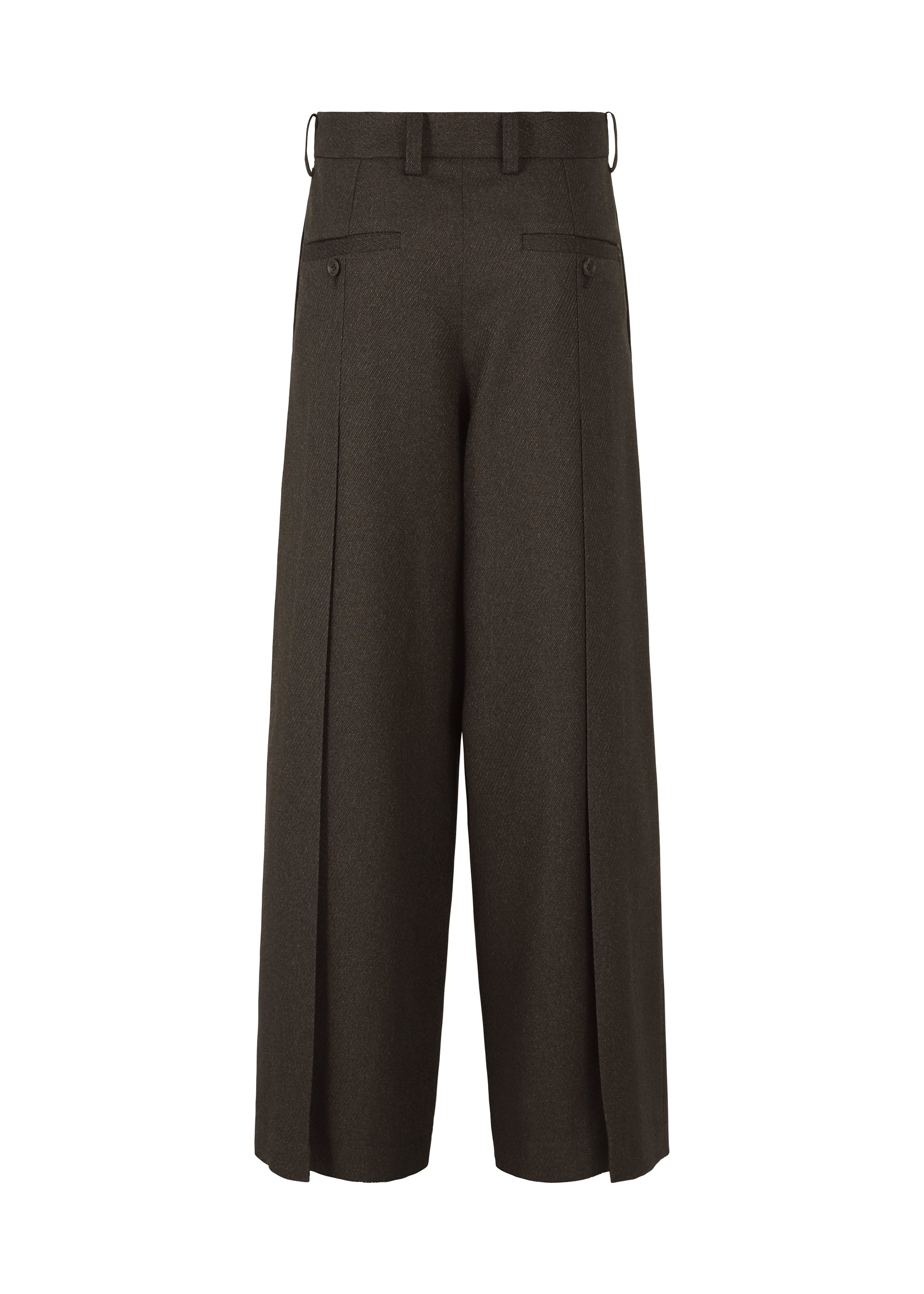 WOOL LIKE TWEED Trousers Grey – The official ISSEY MIYAKE ONLINE