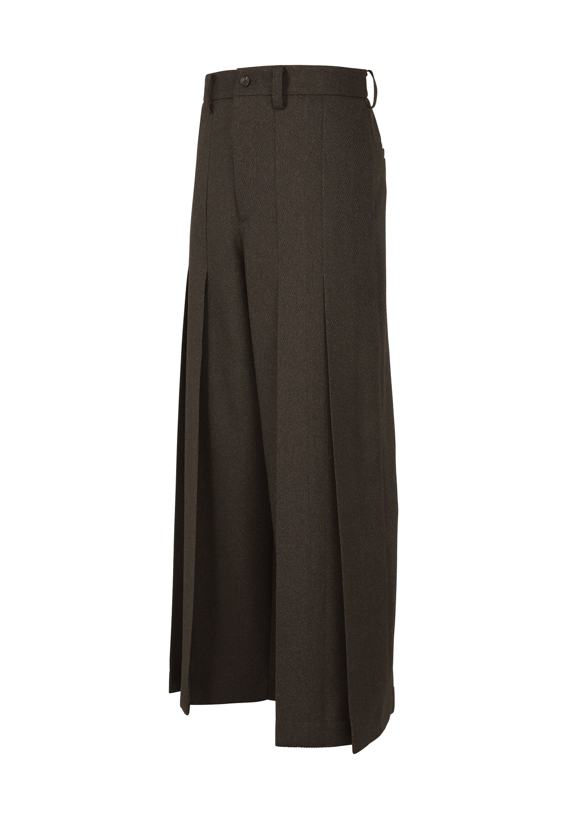 WOOL LIKE TWEED Trousers Grey