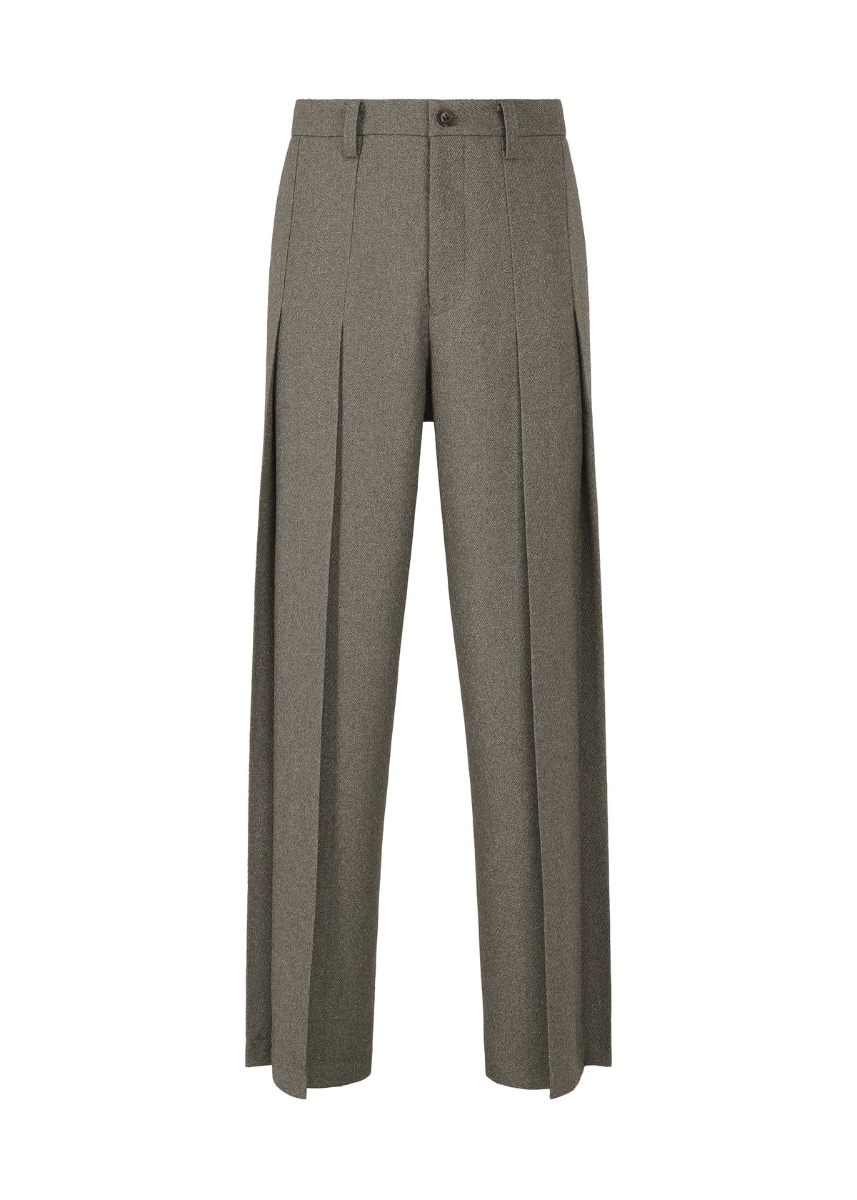 A product shot of the IM MEN WOOL LIKE TWEED trousers in grey (12).