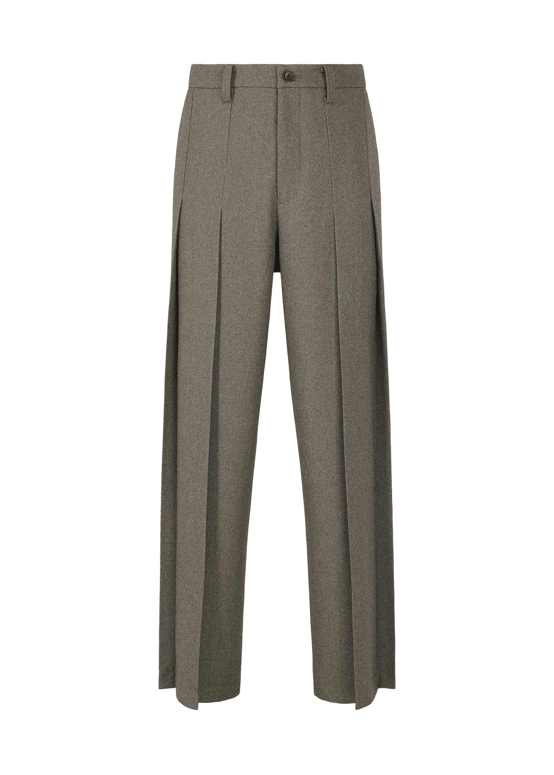 A product shot of the IM MEN WOOL LIKE TWEED trousers in grey (12).