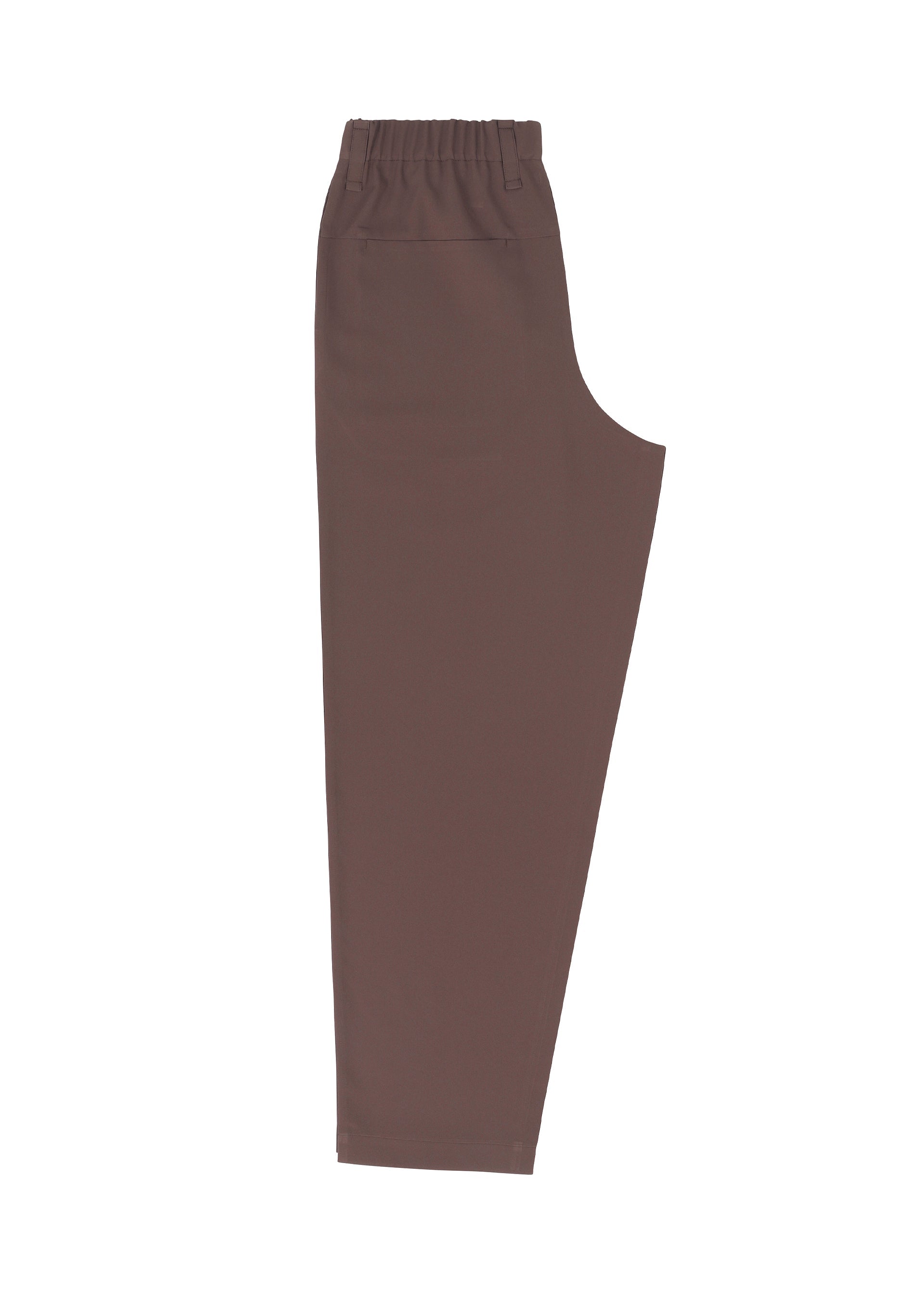 A detail shot of the IM MEN FLAT clothing.