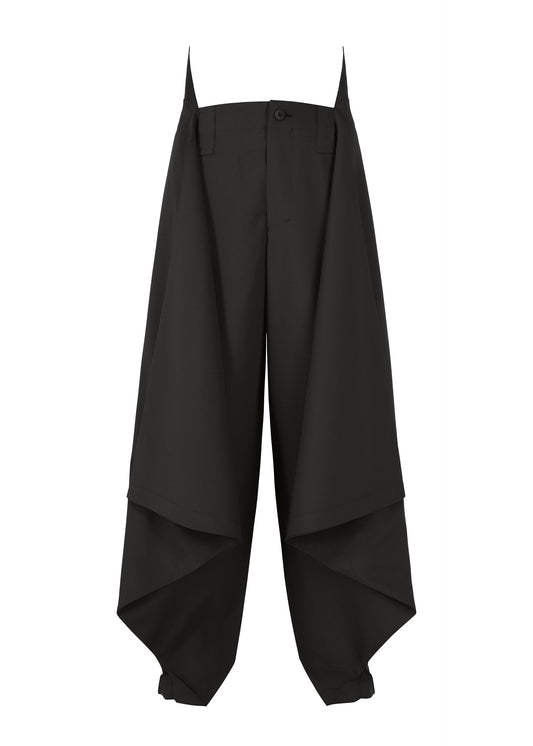 A product shot of the IM MEN FLAT DRAPE clothing in black (15).