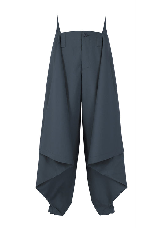 A product shot of the IM MEN FLAT DRAPE clothing in navy (75).