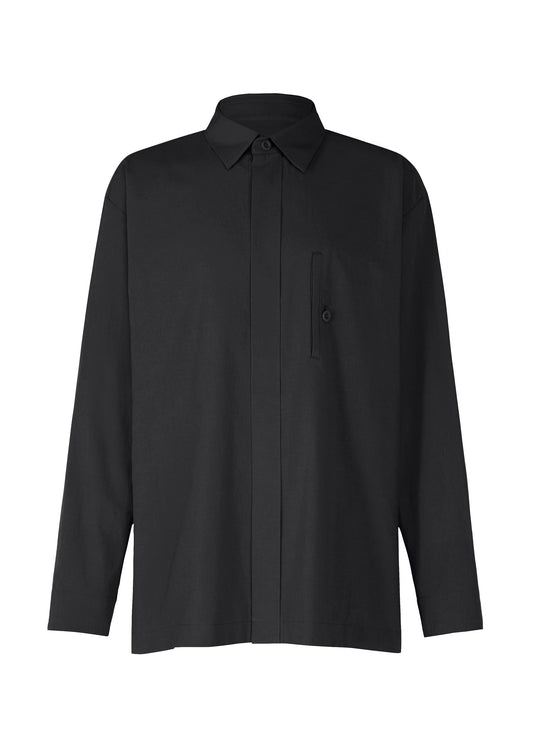 A product shot of the IM MEN WHITE SHIRT shirt in black.