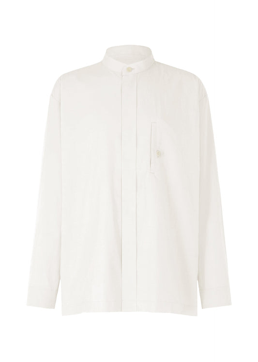 A product shot of the IM MEN WHITE SHIRT shirt in off-white.