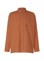 A product shot of the IM MEN WHITE SHIRT shirt in terracotta.