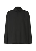 A product shot of the IM MEN HYBRID SHIRT shirt in black (15).