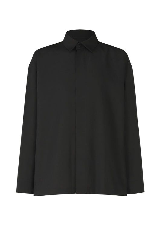 A product shot of the IM MEN HYBRID SHIRT shirt in black (15).