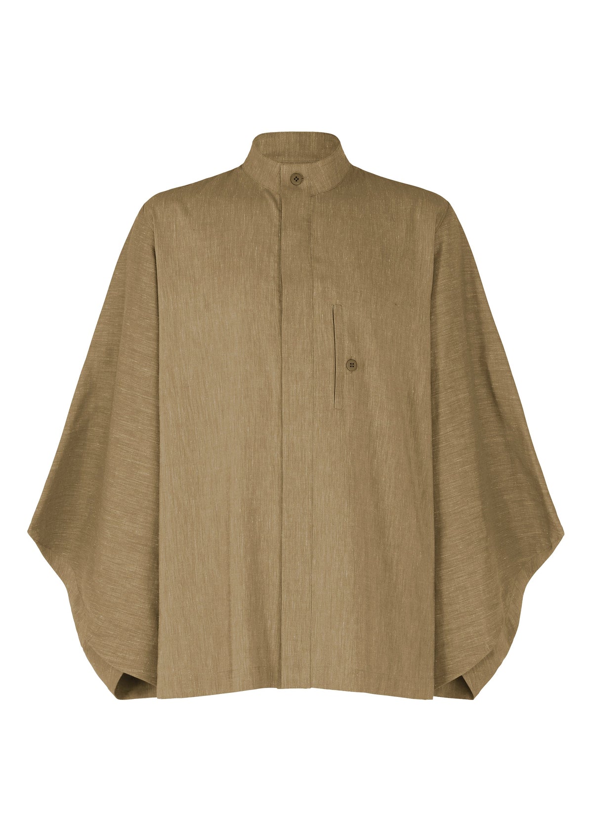 A product shot of the IM MEN HYBRID SHIRT shirt in khaki (65).