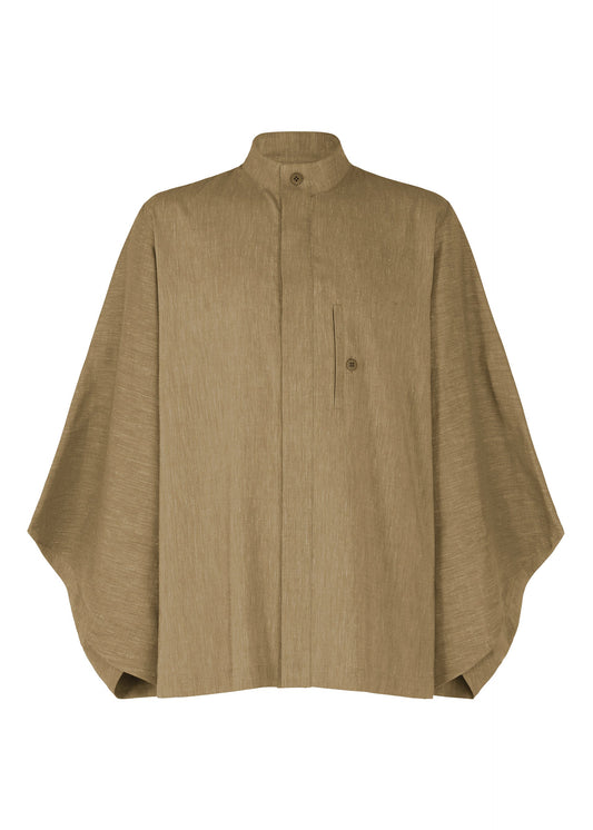 A product shot of the IM MEN HYBRID SHIRT shirt in khaki (65).