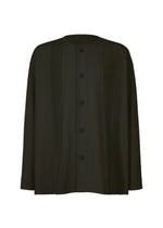 A product shot of the IM MEN PLEATS SHIRT shirt in black (15).