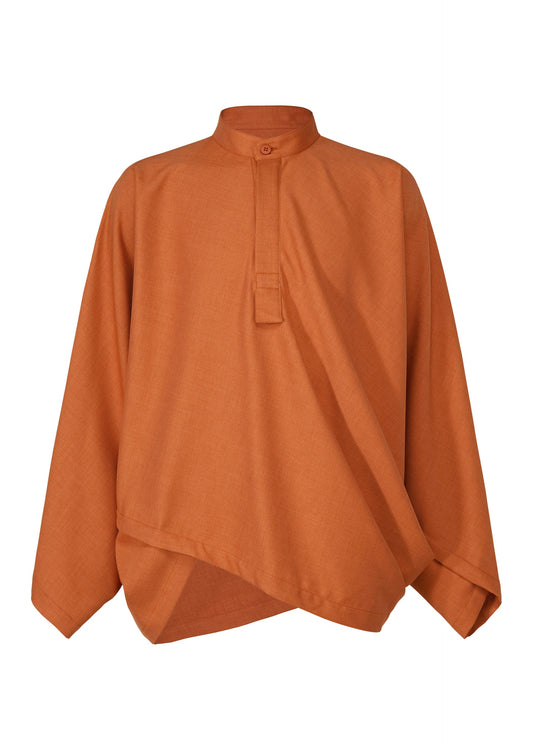 A product shot of the IM MEN BREEZE shirt in dark orange (33).