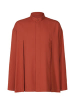A product shot of the IM MEN WINGS SHIRT shirt in dark red (25).