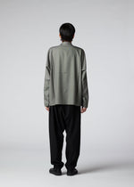 A model wears the IM MEN WOOL LIKE COMPACT SHIRT shirt.