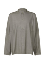 A product shot of the IM MEN WOOL LIKE COMPACT SHIRT shirt in grey (12).