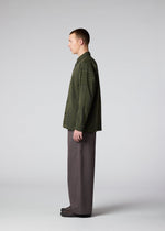 A model wears the IM MEN GEOMETRY JACQUARD SHIRT shirt.