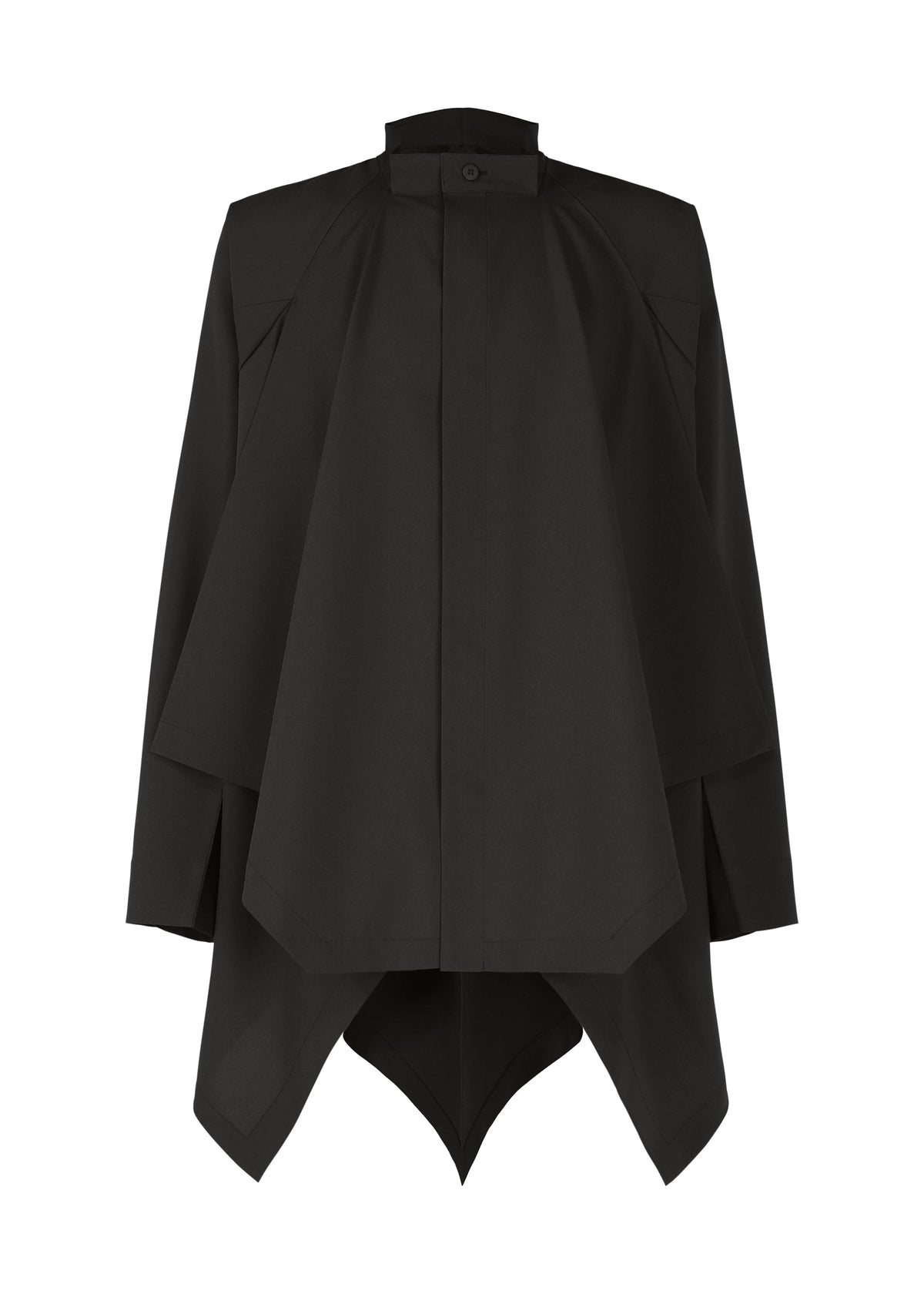 A product shot of the IM MEN FLAT DRAPE clothing in black (15).