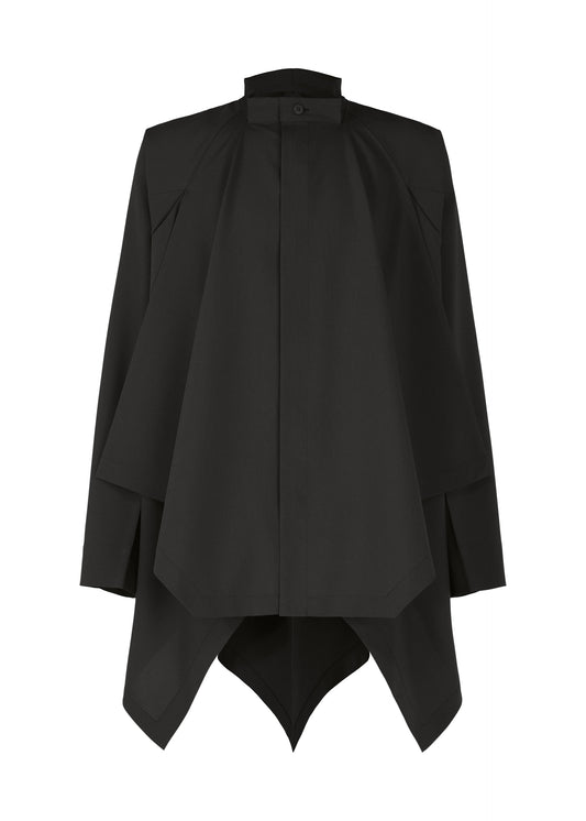 A product shot of the IM MEN FLAT DRAPE clothing in black (15).