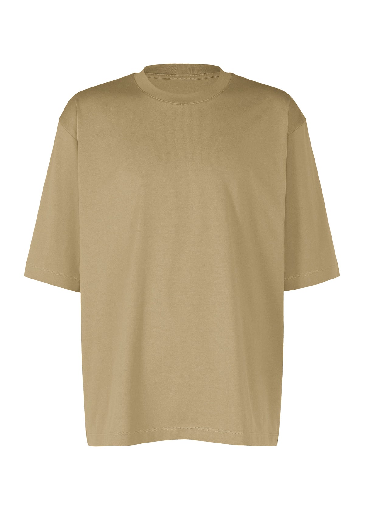 A product shot of the IM MEN 60/2 JERSEY STITCH top in beige.