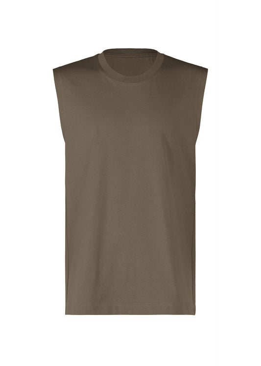 A product shot of the IM MEN 60/2 JERSEY STITCH top in charcoal grey.