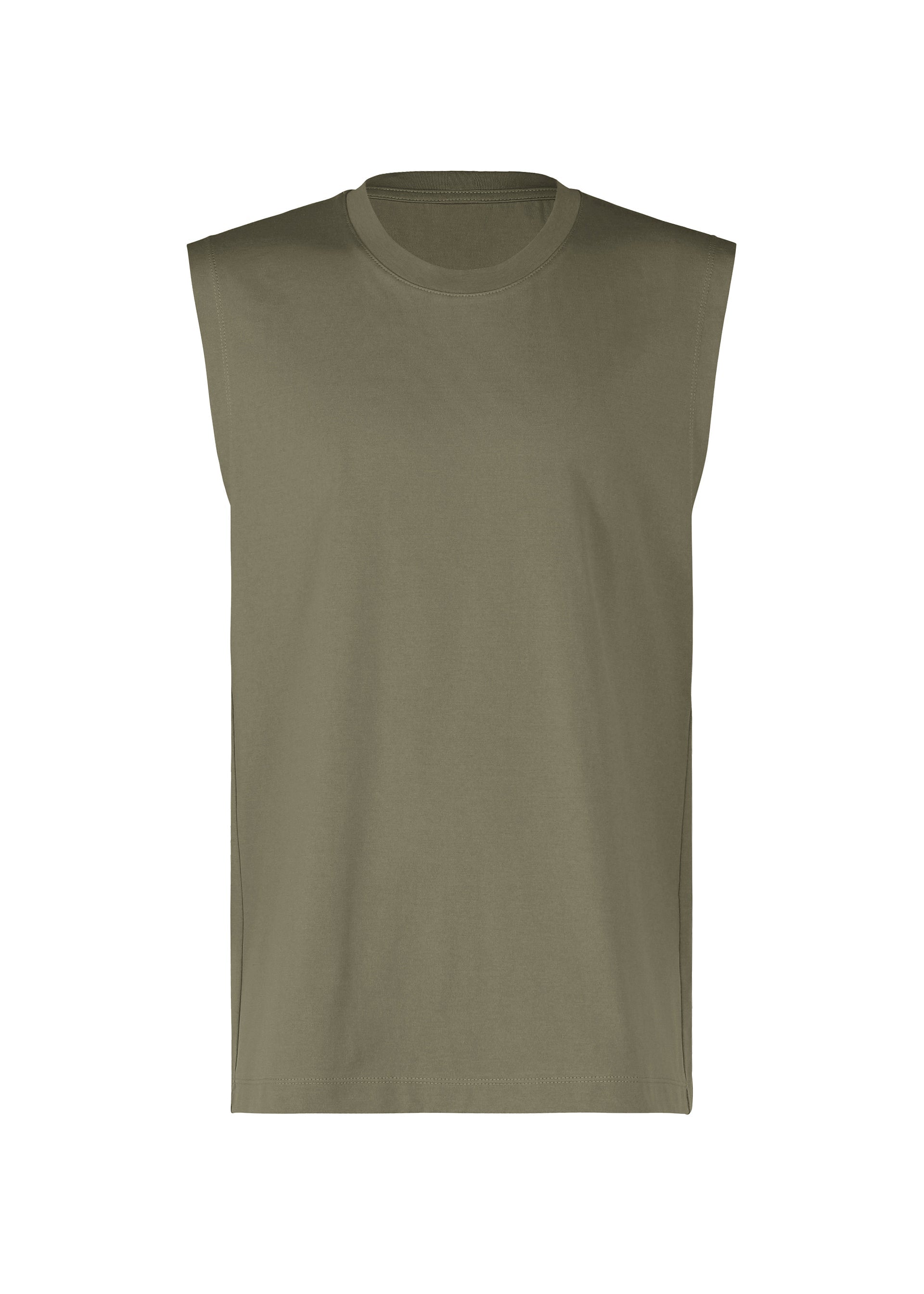 A product shot of the IM MEN 60/2 JERSEY STITCH top in dark green.