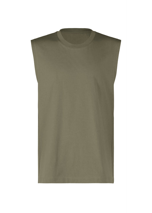 A product shot of the IM MEN 60/2 JERSEY STITCH top in dark green.