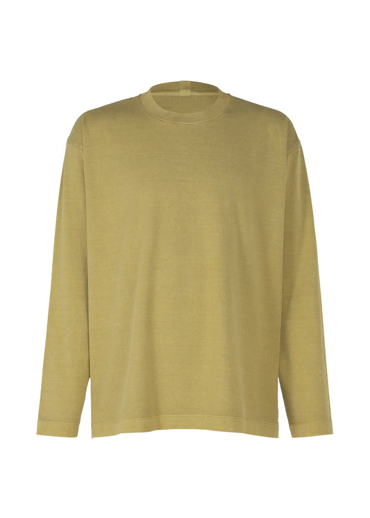 A product shot of the IM MEN PIGMENT T top in mustard (55).