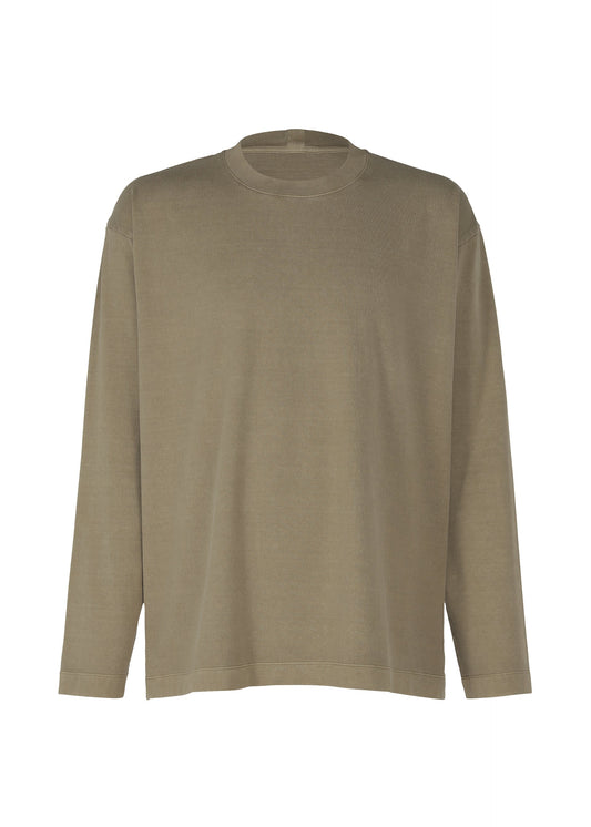 A product shot of the IM MEN PIGMENT T top in khaki (65).