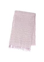 A product shot of the IM MEN SHRINK BORDER STOLE stole in light purple (80).