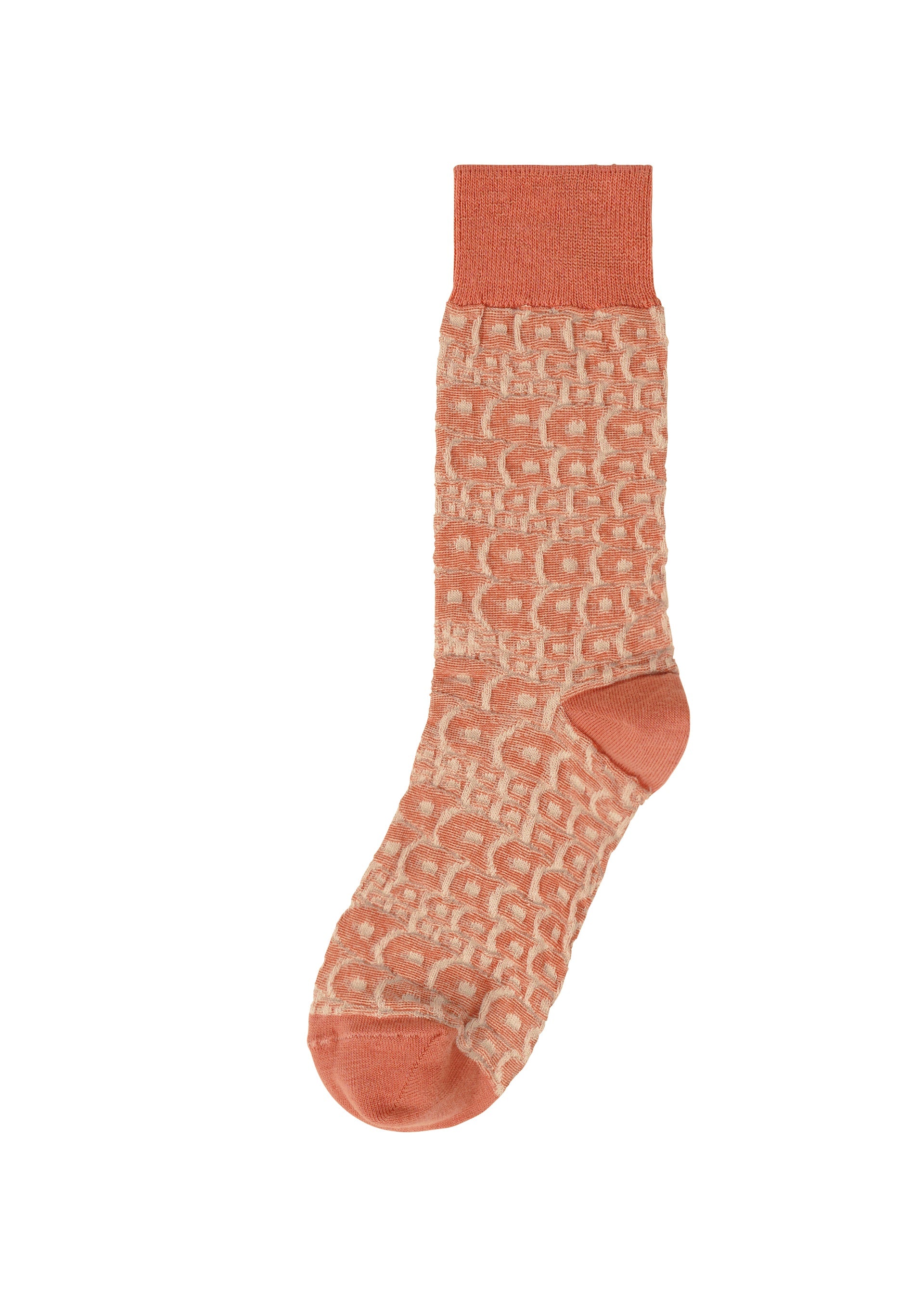 A product shot of the IM MEN UROKOMON SOCKS socks in pink (22).