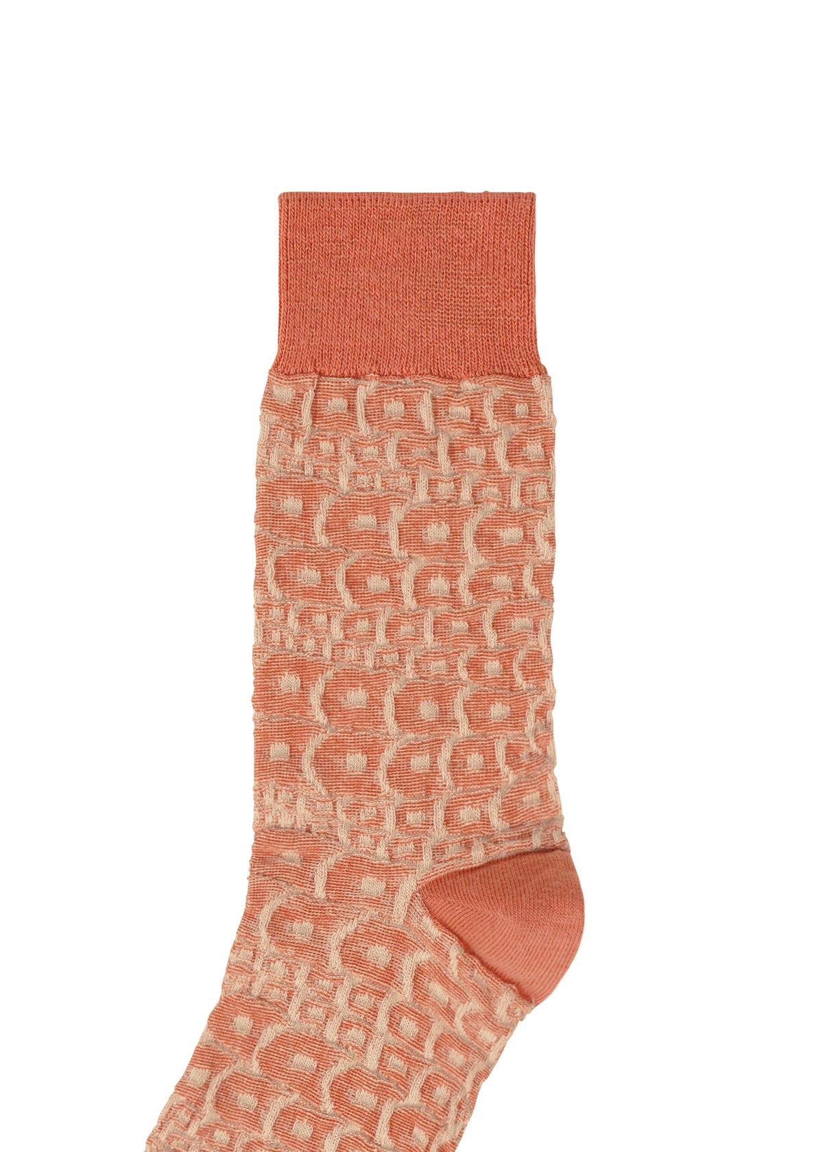 A detail shot of the IM MEN UROKOMON SOCKS socks.