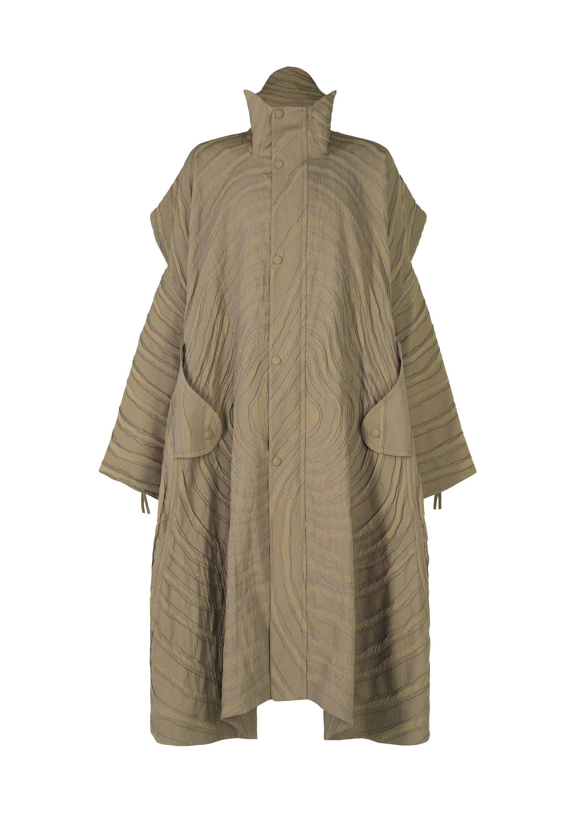 A product shot of the IM MEN ENGRAVE clothing in dark beige (43).