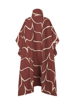 A detail shot of the IM MEN EARTH coat.