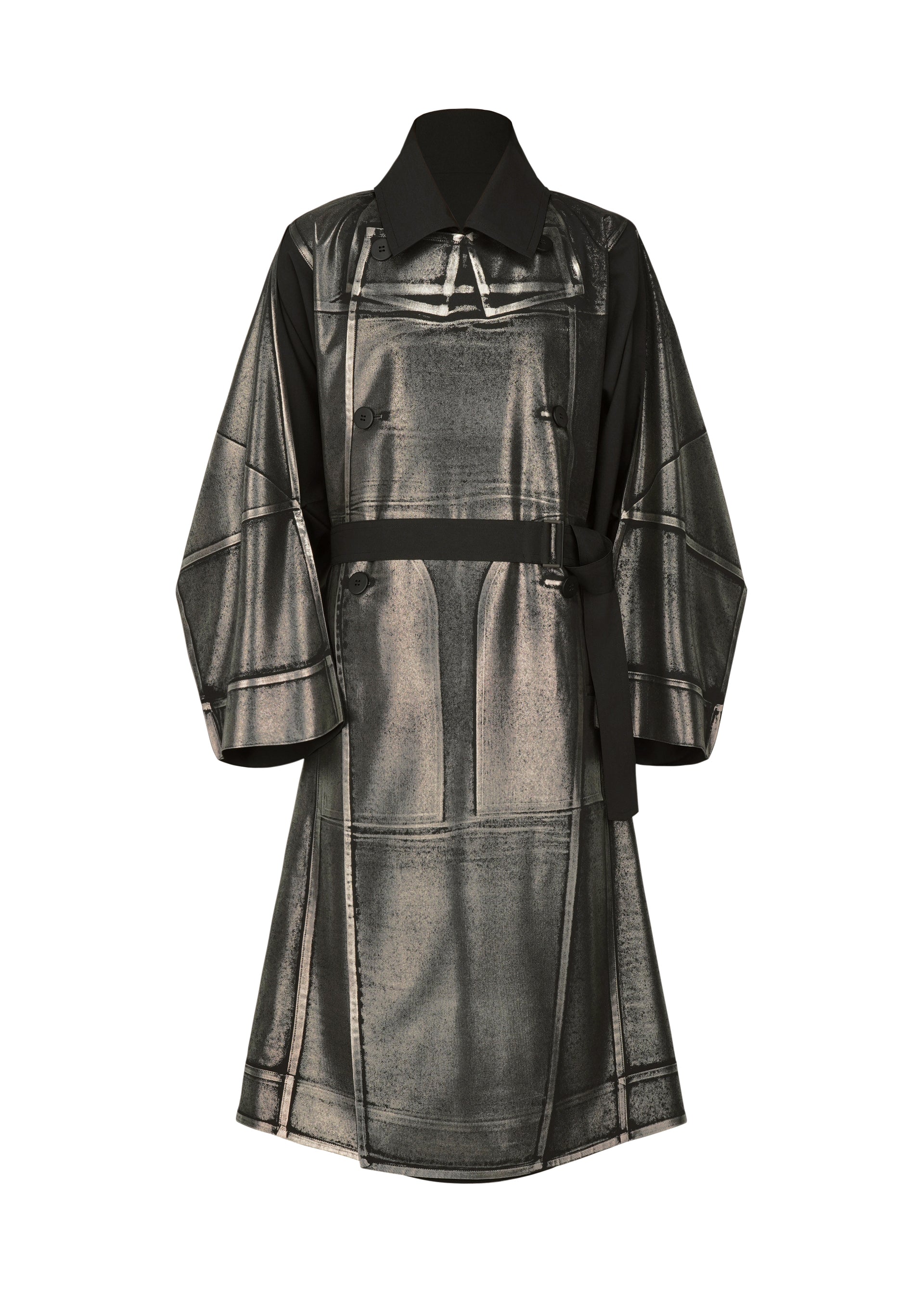 A product shot of the IM MEN GINTO FLAT coat in black (15).